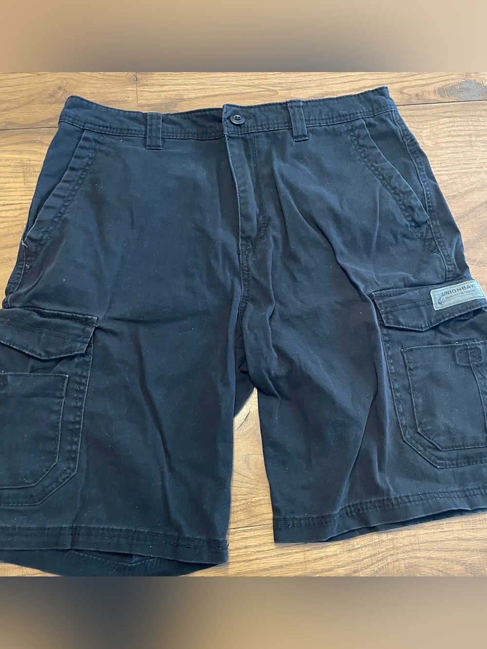 Union Bay Black Size 36 Cargo Shorts